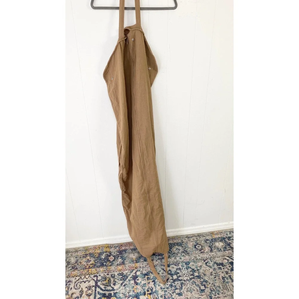 Burberry London England Tan Cotton Garment Bag Suit Cover Travel Carrier *